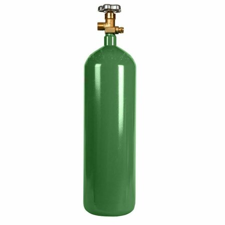 XTRWELD Cylinder, DOT/TC, 40cuft, Oxygen, CGA 540, Green CYLDSO540-40